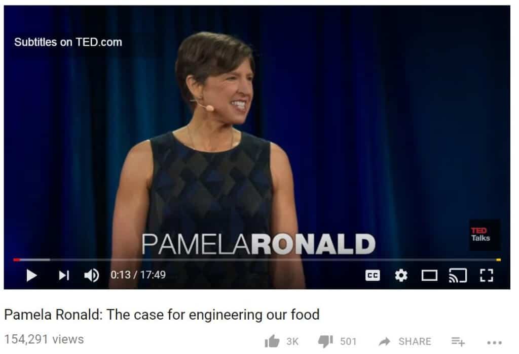 Pamela Ronald TedTalk