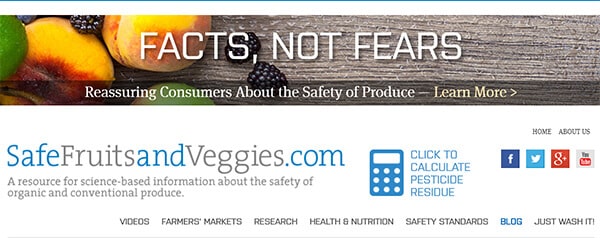 Facts about produce and pesticides