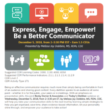 Express Engage Empower Be a Better Communicator Webinar Melissa Joy Dobbins