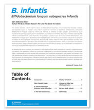 B. Infantis pre-and pro-biotic booklet from Anthony P. Thomas, PhD