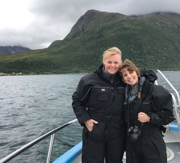 Jill and Melissa Fishing in Norway