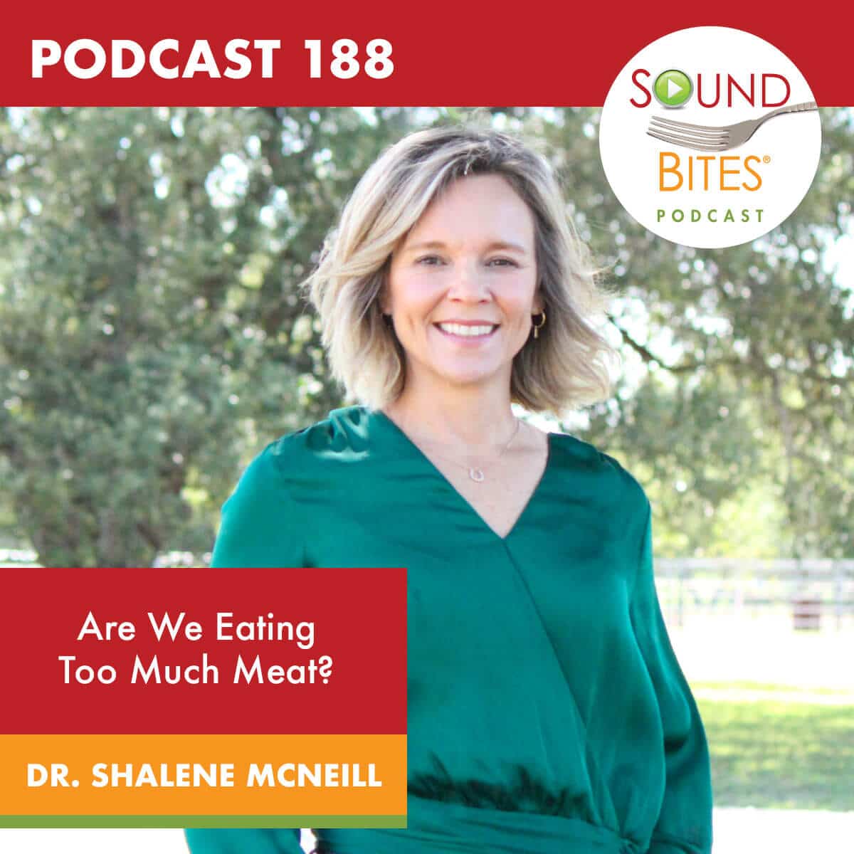 Sound Bites Podcast Episode 188 Are We Eating Too Much Meat? – Dr. Shalene McNeill CEU Test Questions