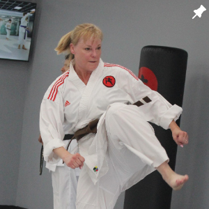 Melissa Joy Dobbins, MS, RDN, CDCES, Instagram: Karate Belt Test