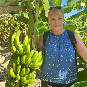 Melissa Joy Dobbins, MS, RDN, CDCES, Instagram: Banana tree